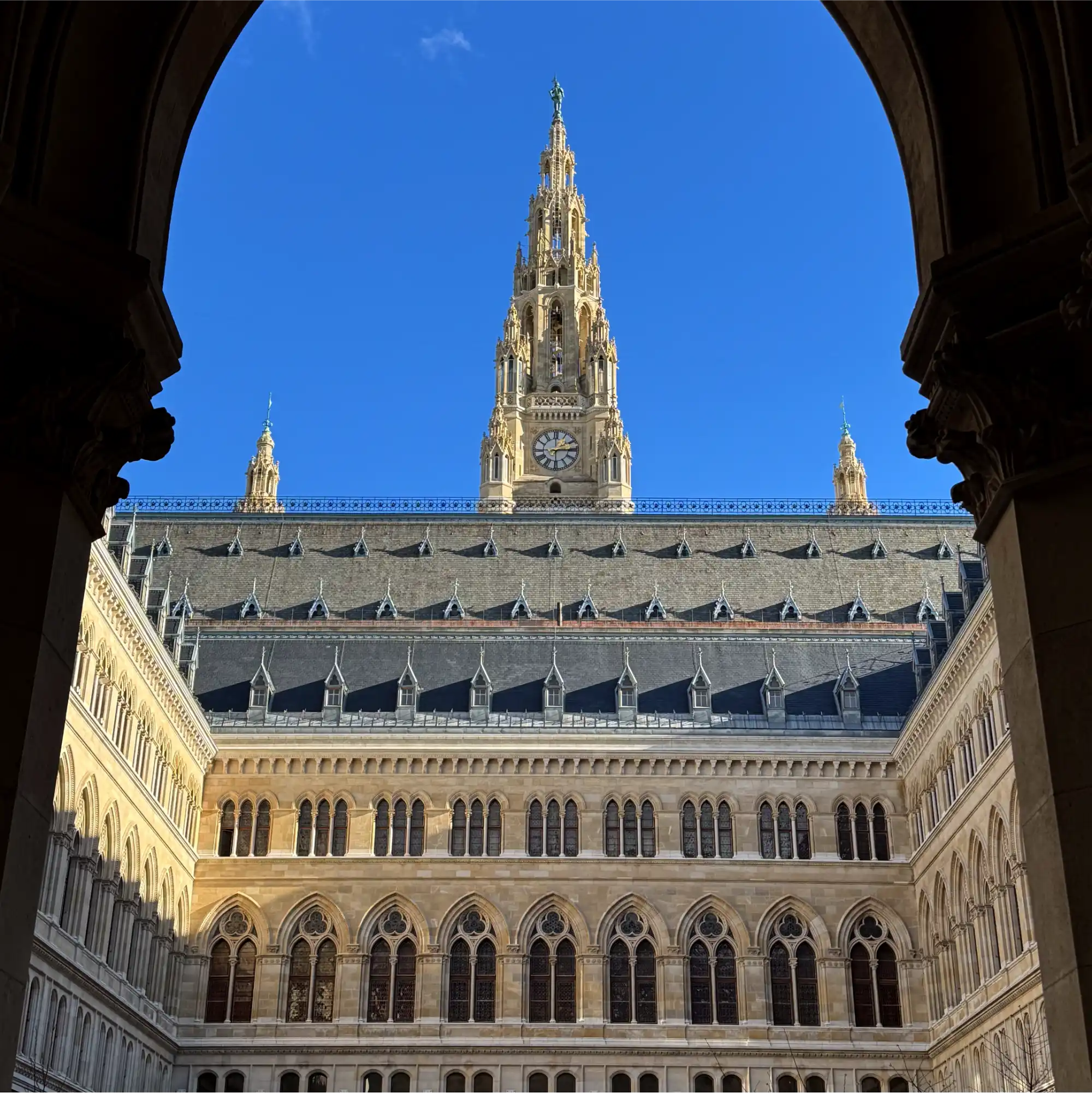 Vienna City Hall’s courtyard