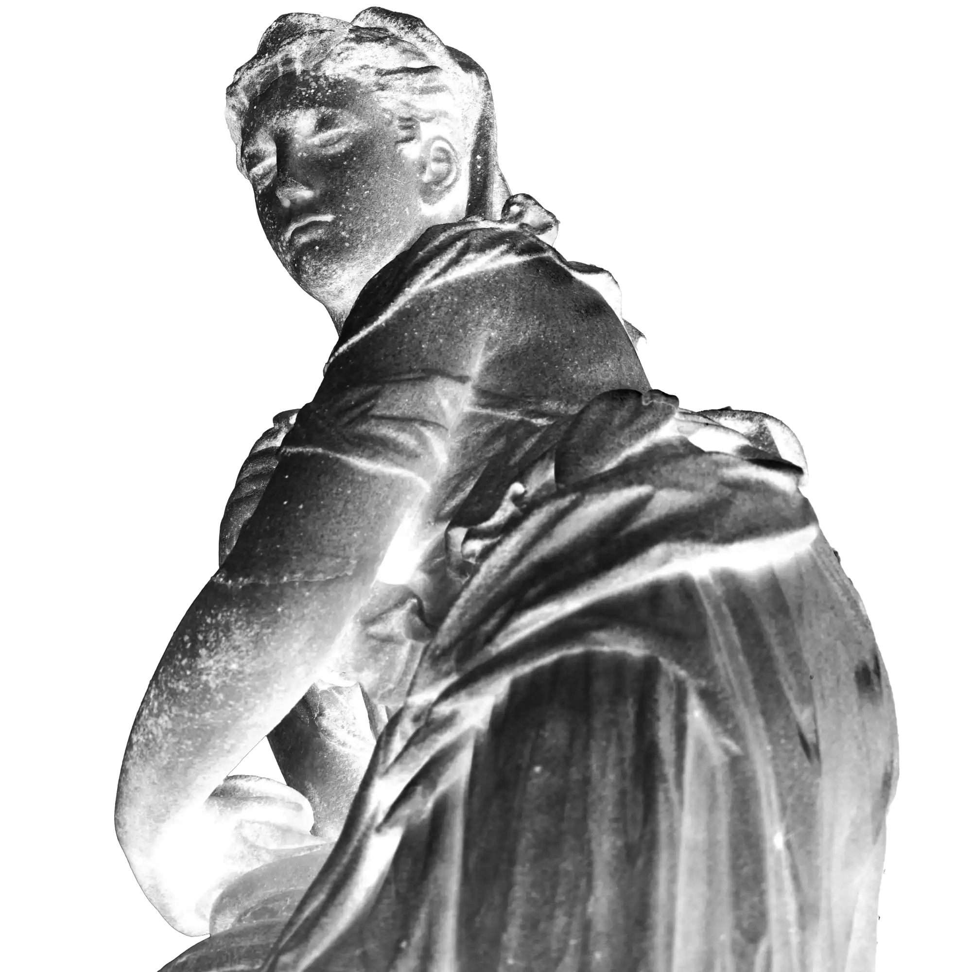 A sculpture of a woman at Schoenbrunn castle